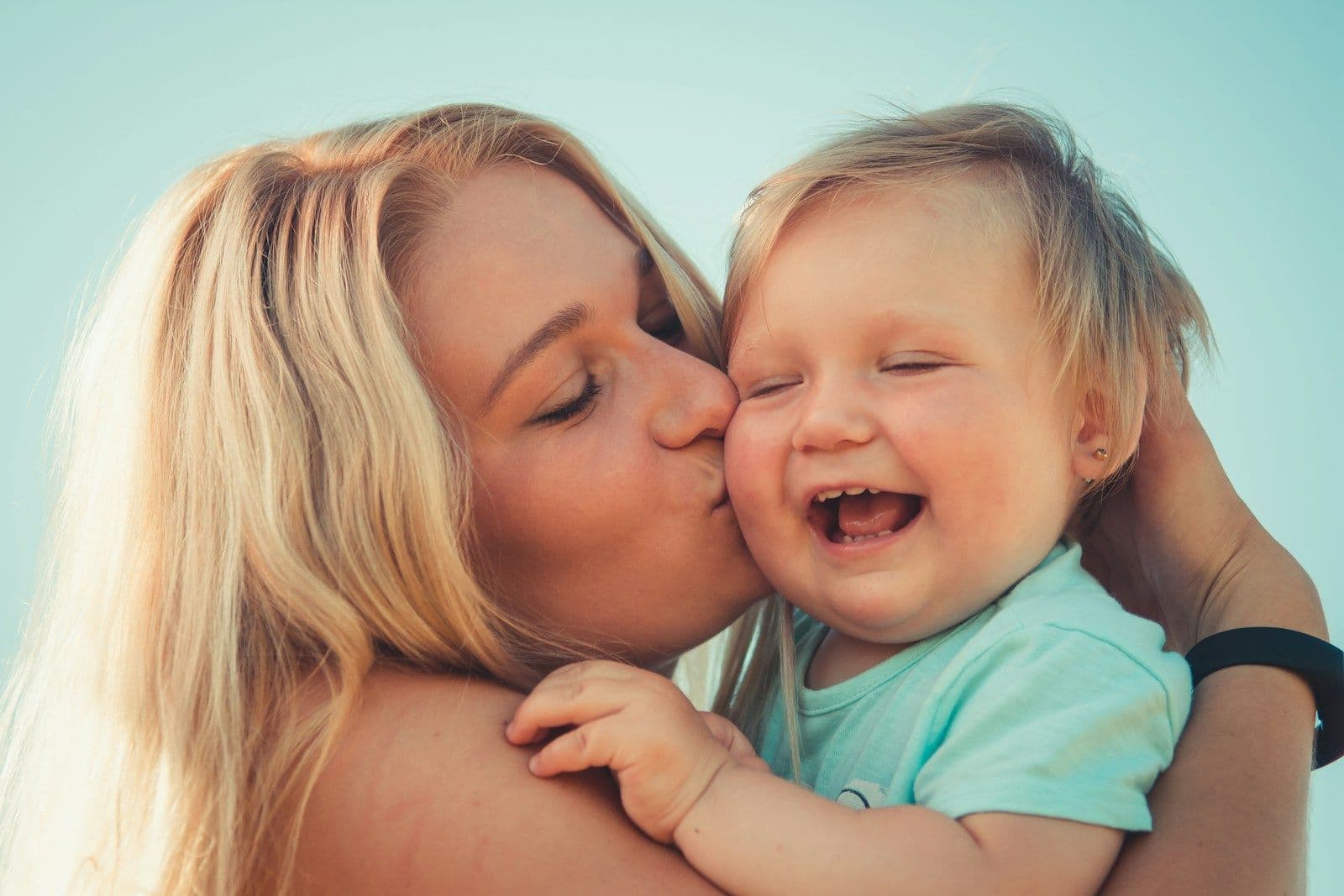 Adult and child together